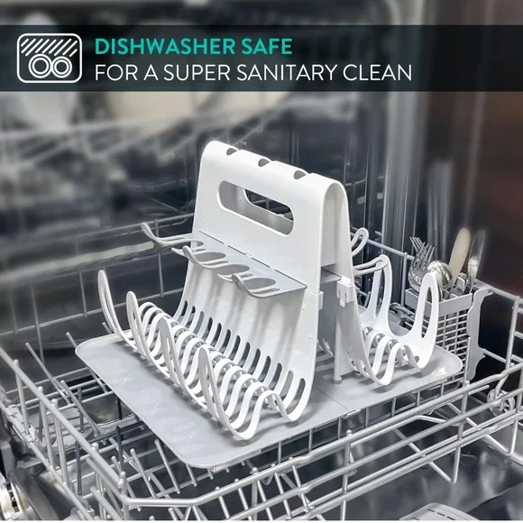 NEW! Prince Lionheart Deluxe Baby Bottle Pacifier Silverware Drying Station Rack - Picture 5 of 10